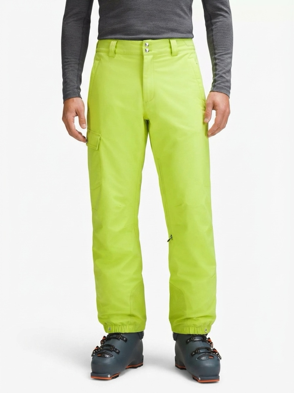686 Mannual Snowboard Ski Pants Mens Medium Lime Green Waterproof Outdoor